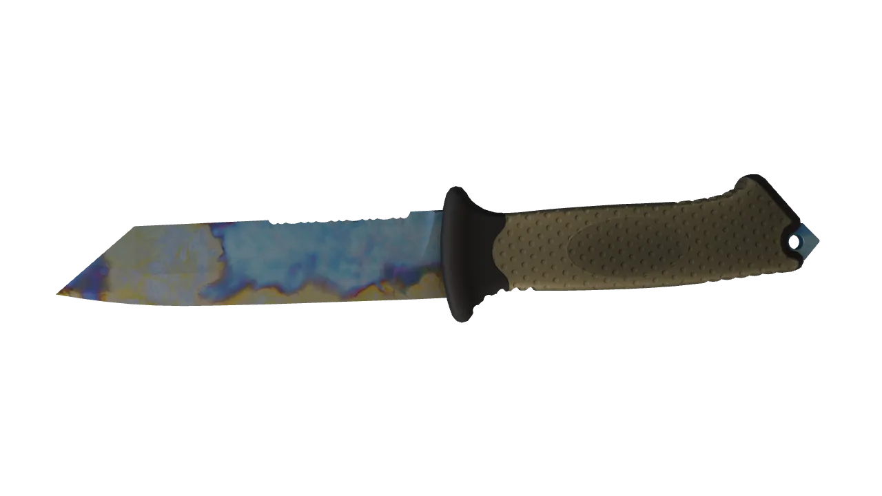 Ursus Knife | Case Hardened seed #657, back