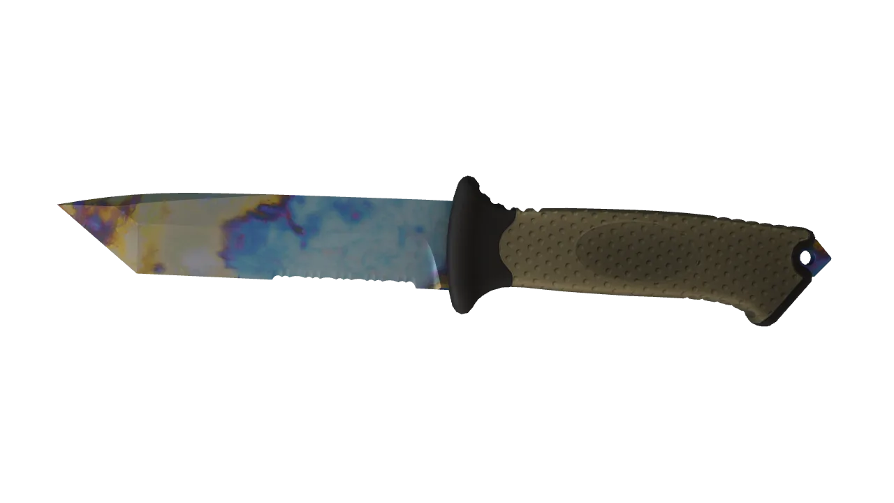 Ursus Knife | Case Hardened seed #658, front