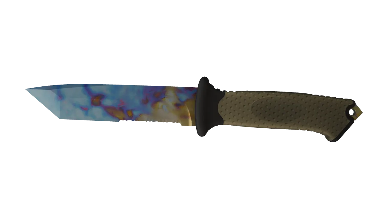 Ursus Knife | Case Hardened seed #694, front