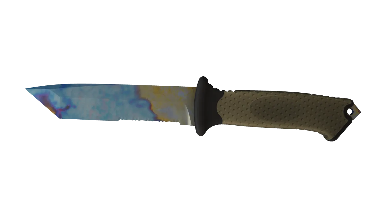 Ursus Knife | Case Hardened seed #713, front