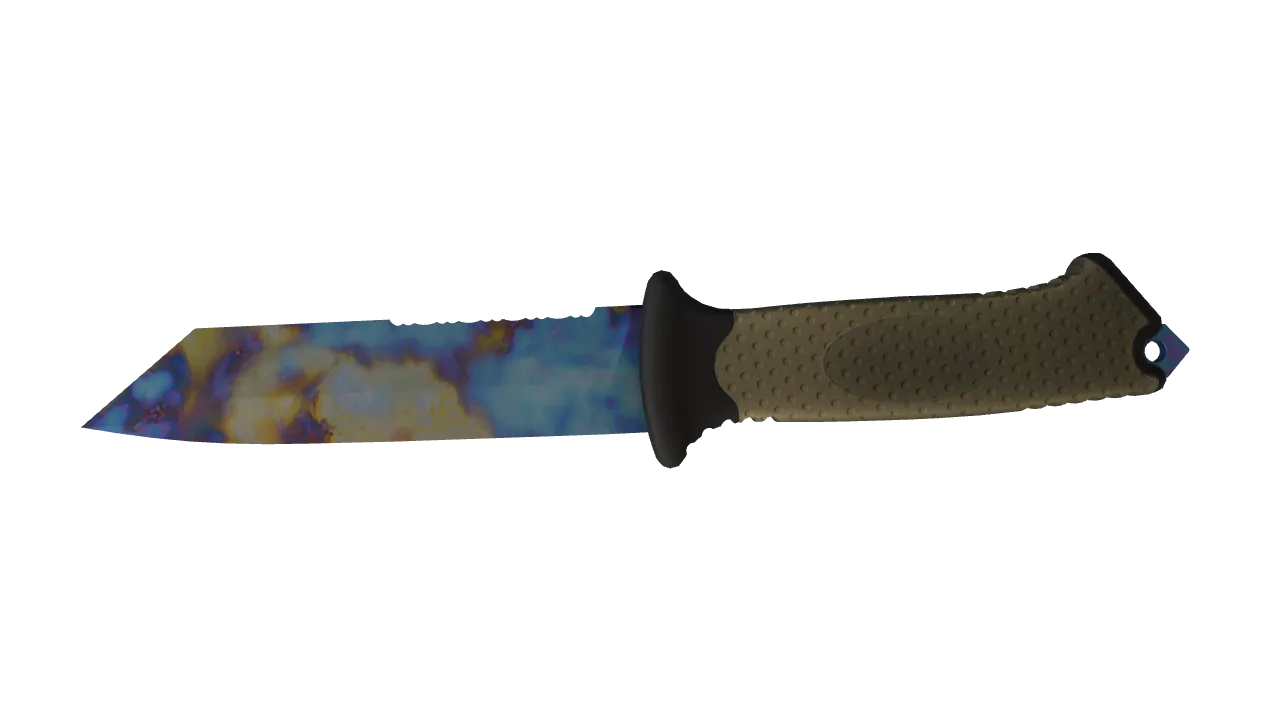 Ursus Knife | Case Hardened seed #741, back