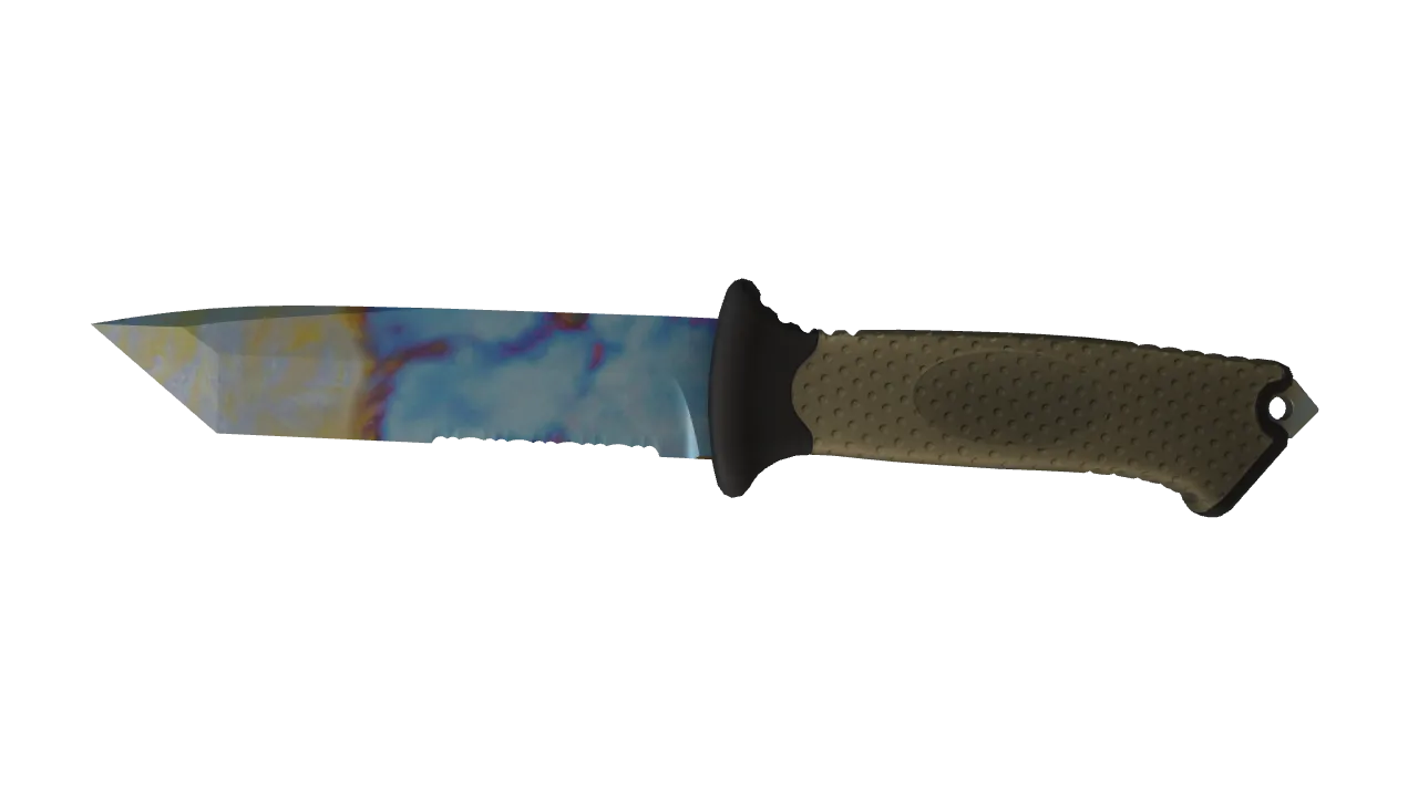 Ursus Knife | Case Hardened seed #753, front