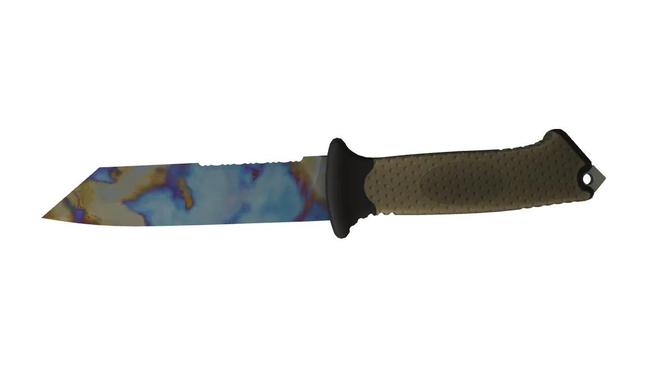 Ursus Knife | Case Hardened seed #768, back