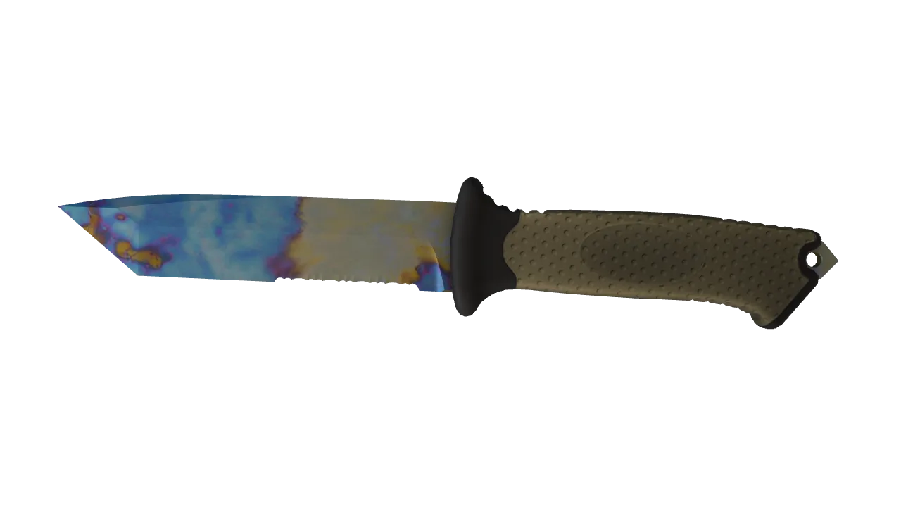 Ursus Knife | Case Hardened seed #776, front