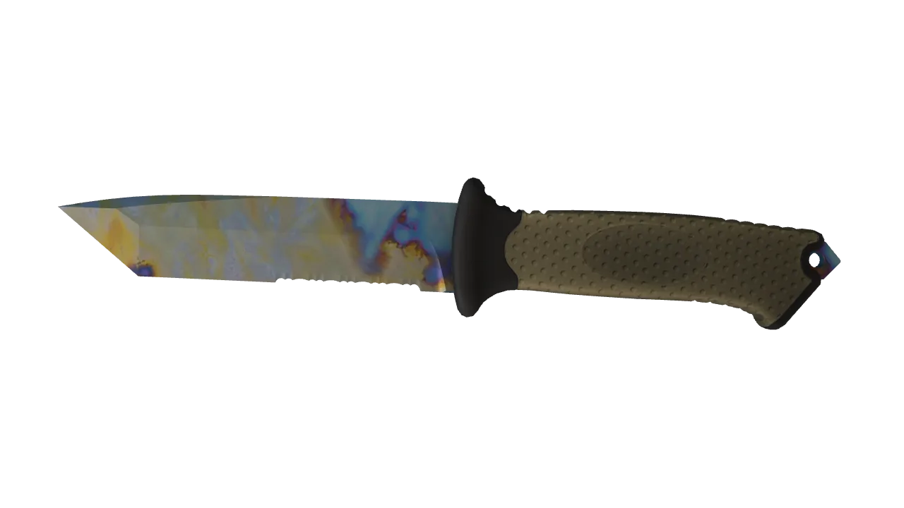Ursus Knife | Case Hardened seed #780, front
