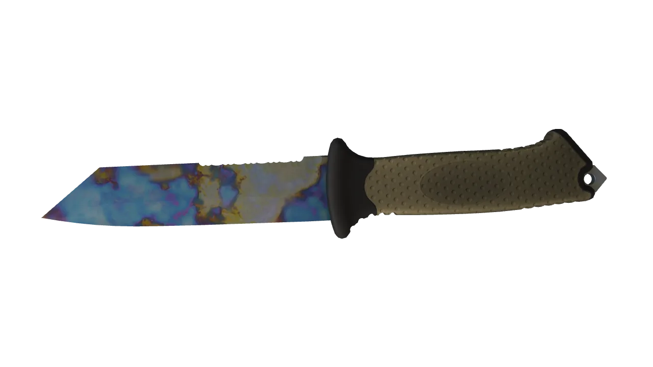 Ursus Knife | Case Hardened seed #782, back