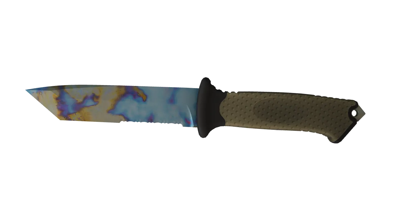 Ursus Knife | Case Hardened seed #788, front