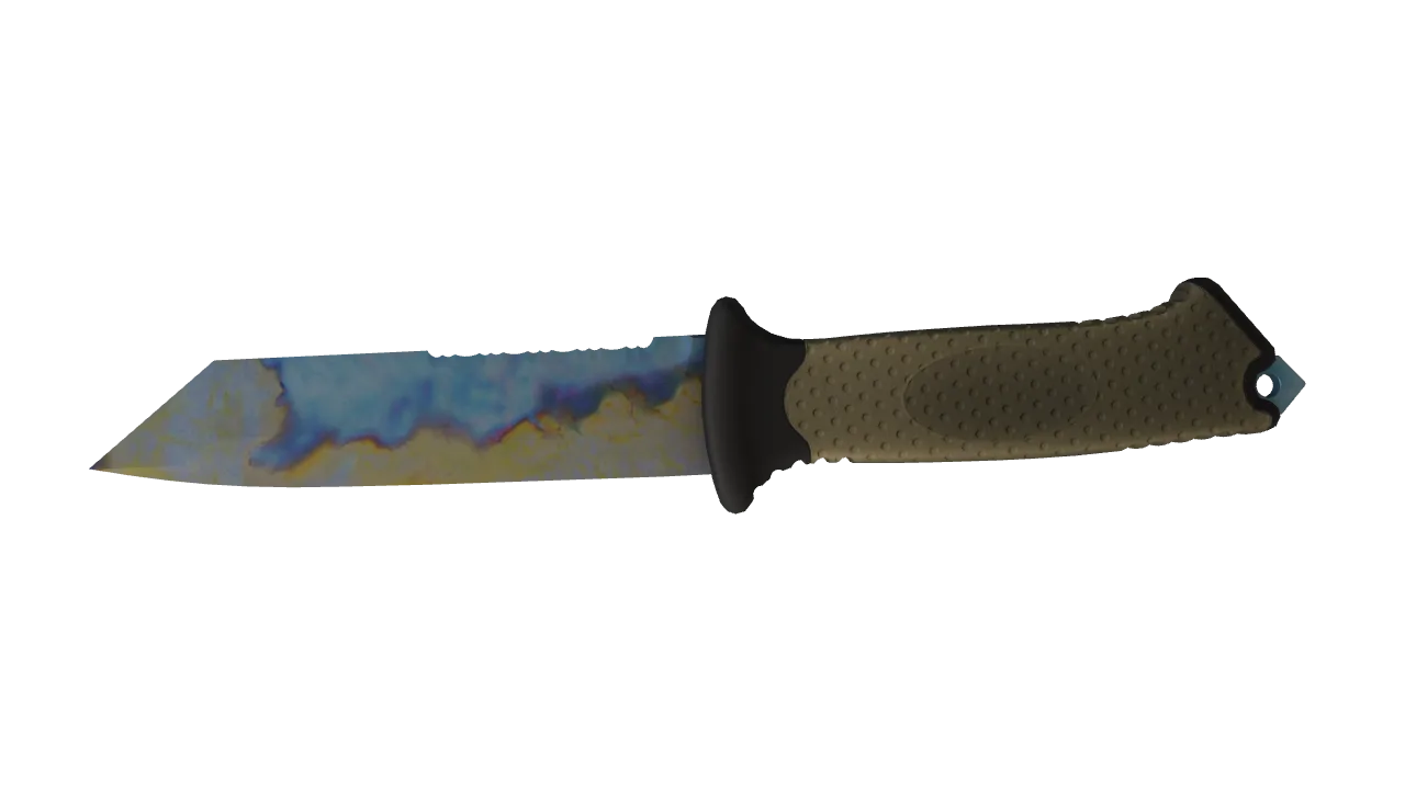 Ursus Knife | Case Hardened seed #80, back