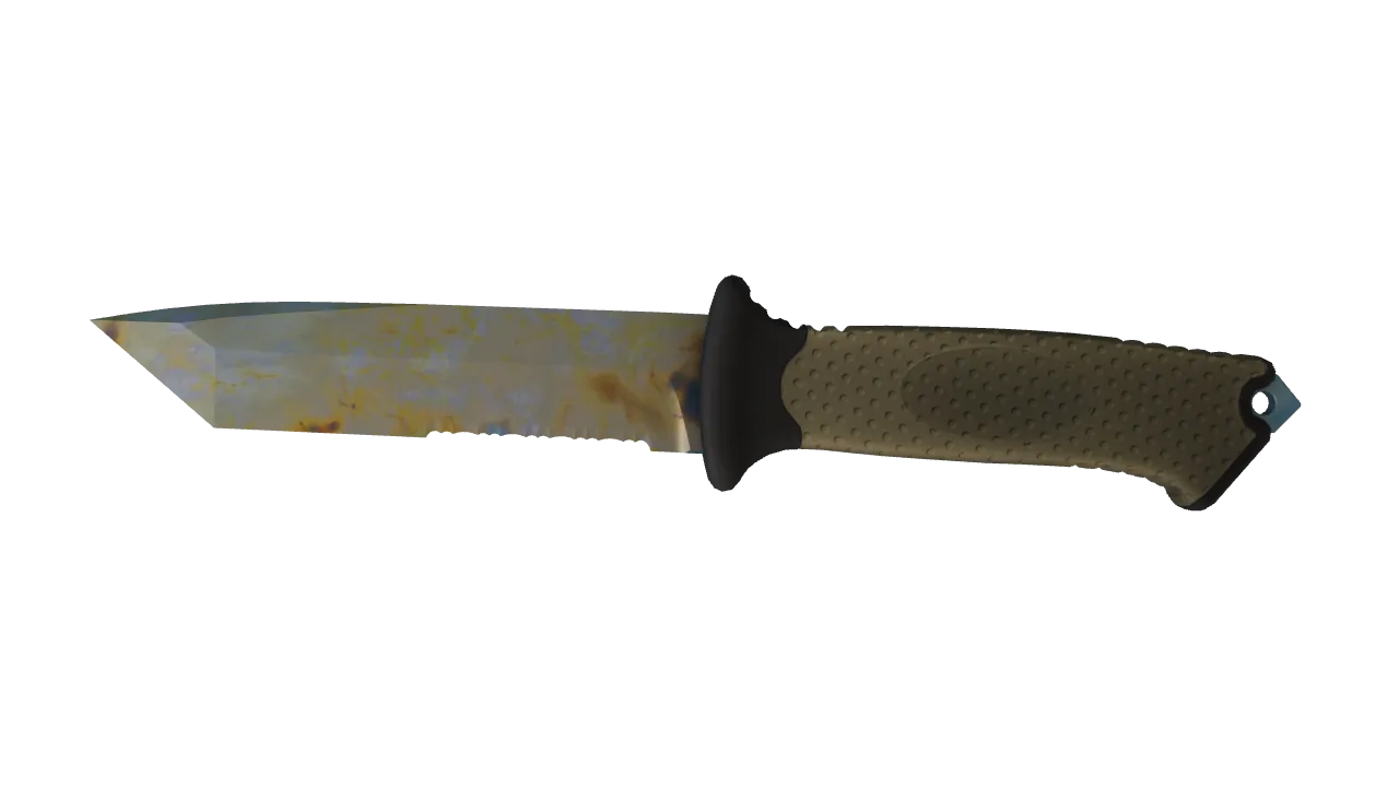 Ursus Knife | Case Hardened seed #80, front