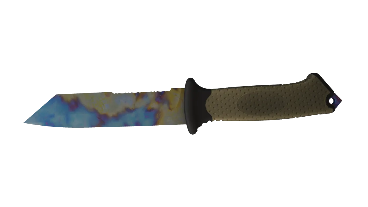 Ursus Knife | Case Hardened seed #803, back