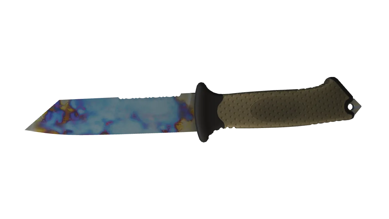 Ursus Knife | Case Hardened seed #808, back