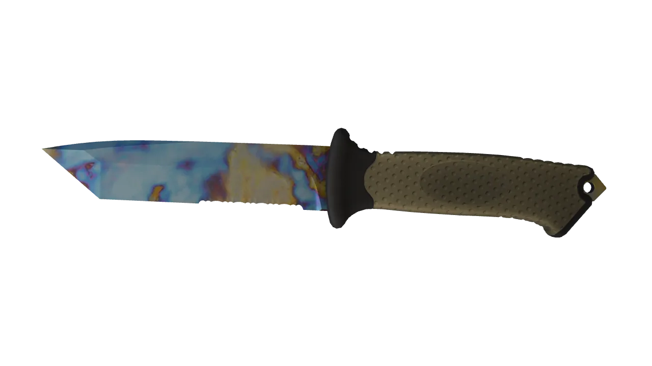 Ursus Knife | Case Hardened seed #809, front