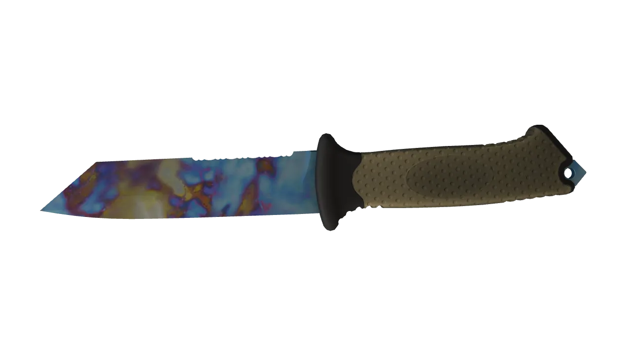 Ursus Knife | Case Hardened seed #819, back
