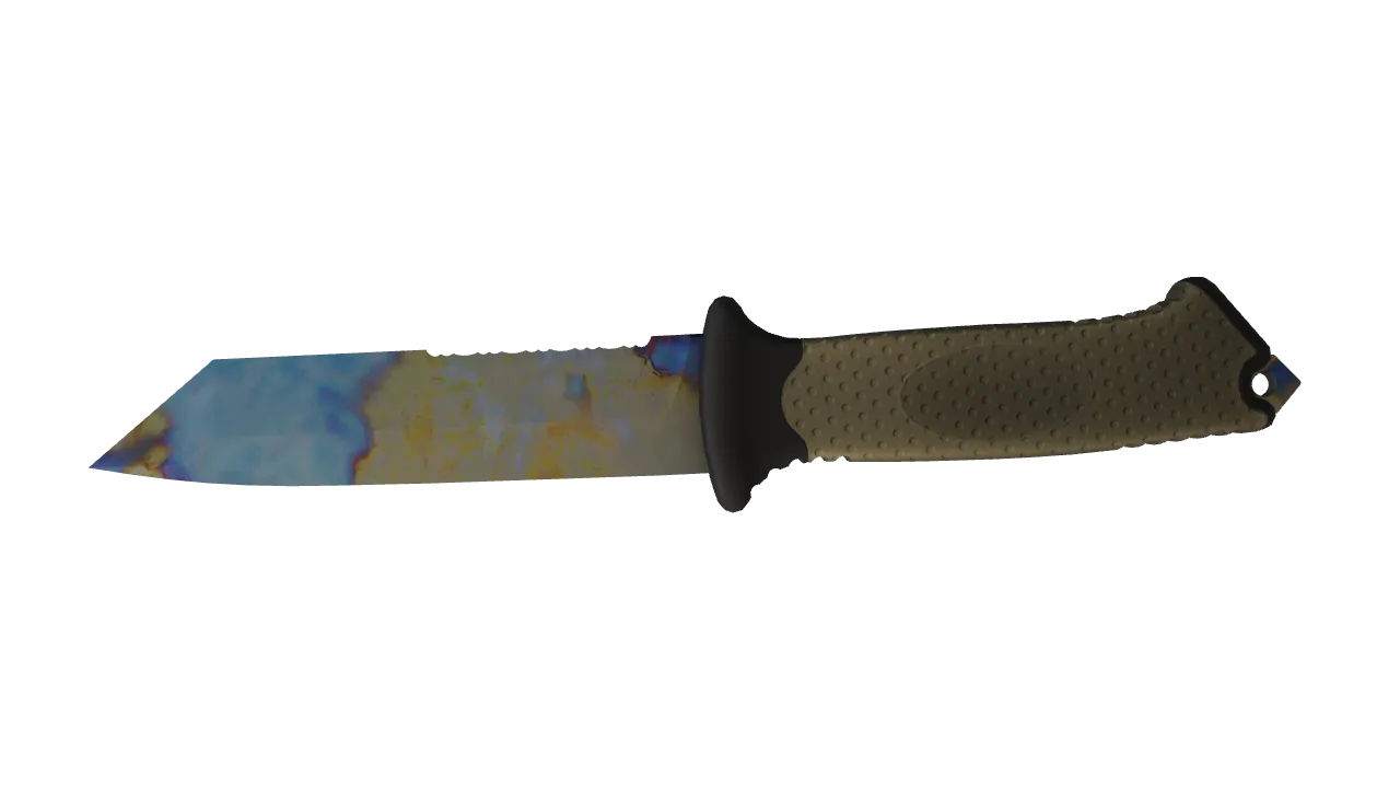 Ursus Knife | Case Hardened seed #828, back