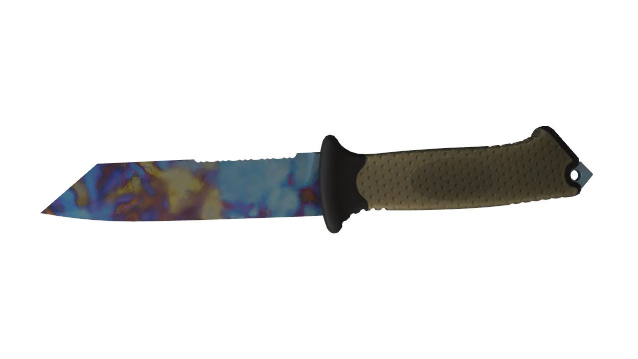 Ursus Knife | Case Hardened seed #830, back
