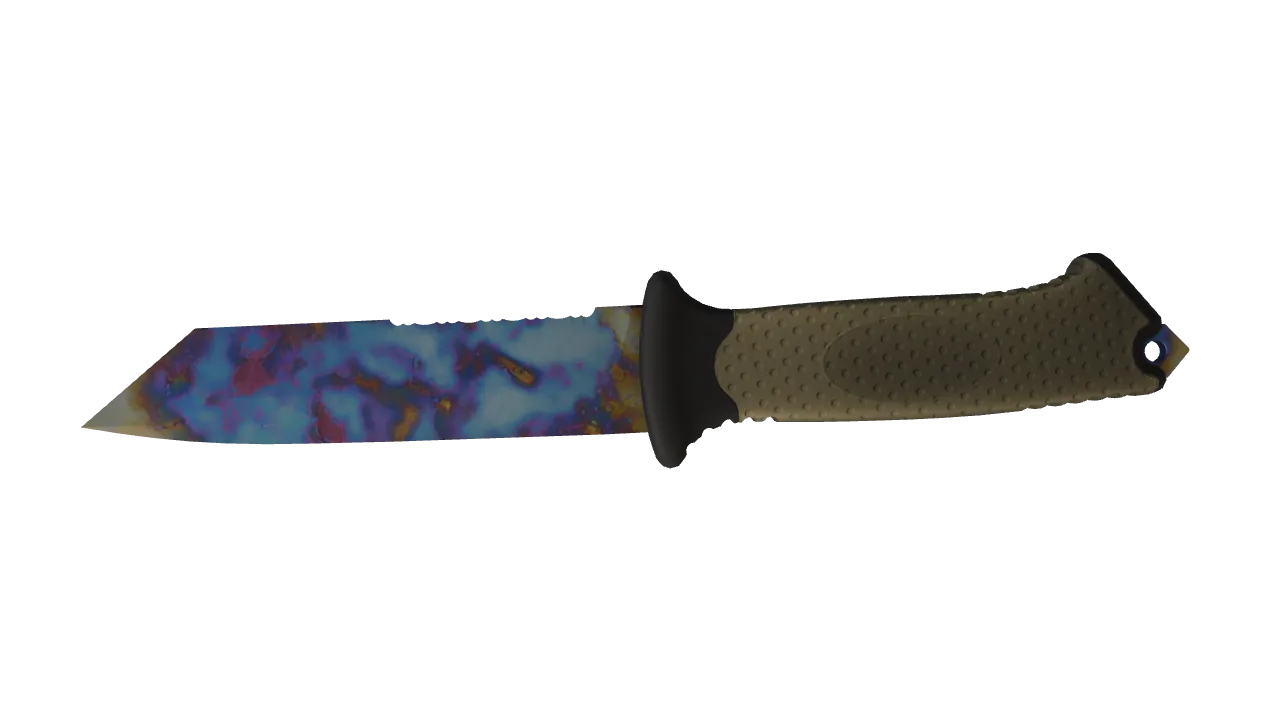 Ursus Knife | Case Hardened seed #836, back