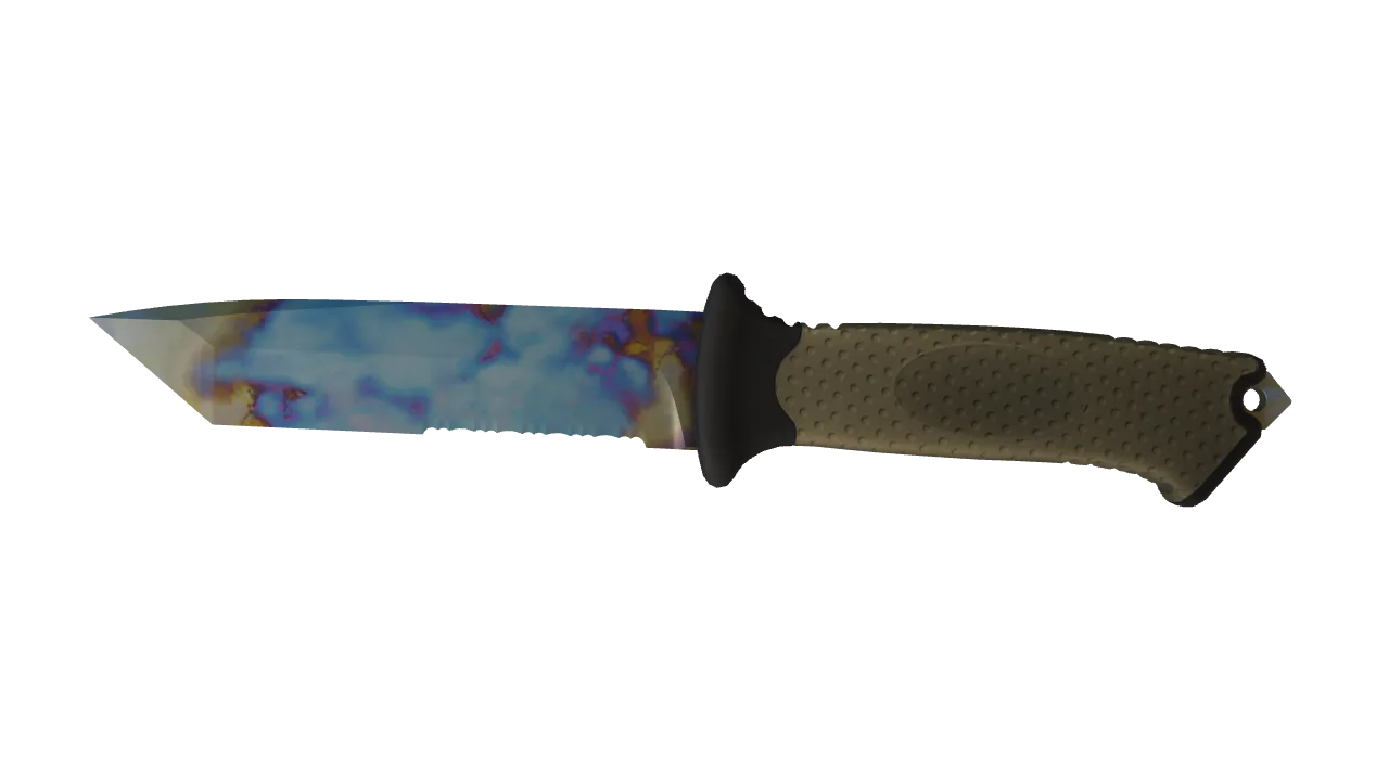 Ursus Knife | Case Hardened seed #846, front