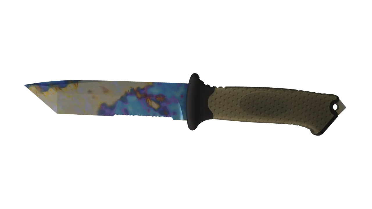 Ursus Knife | Case Hardened seed #849, front