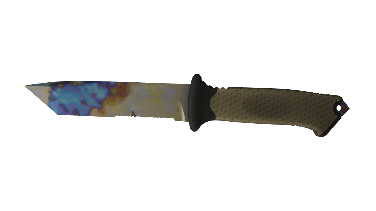 Ursus Knife | Case Hardened seed #860, front