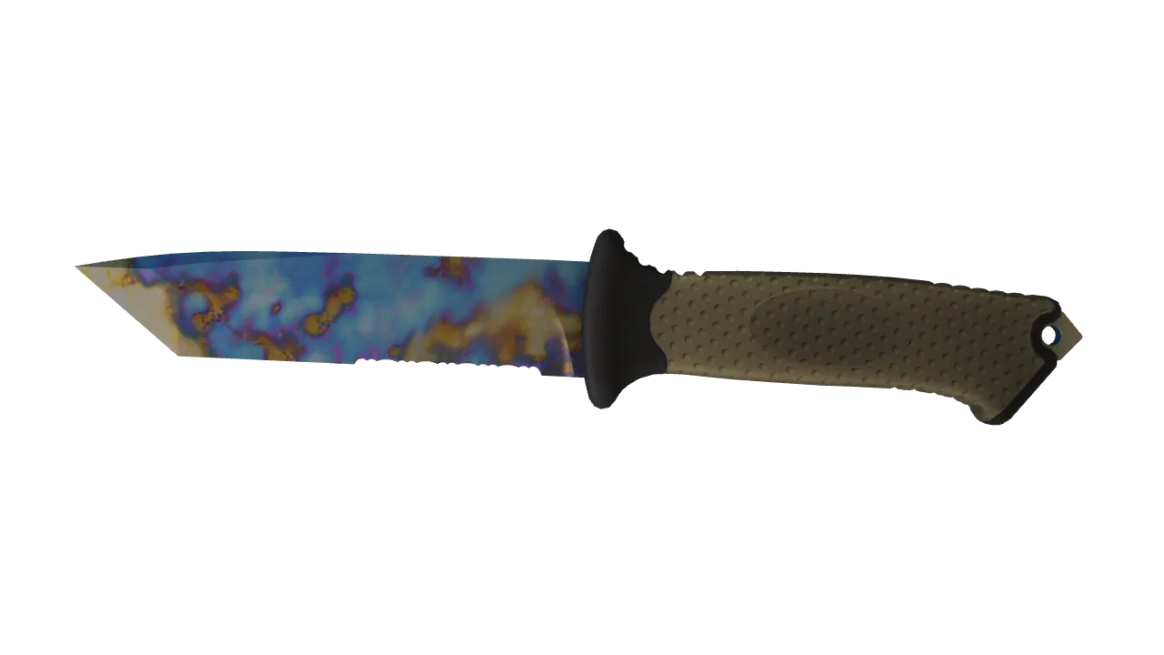Ursus Knife | Case Hardened seed #868, front