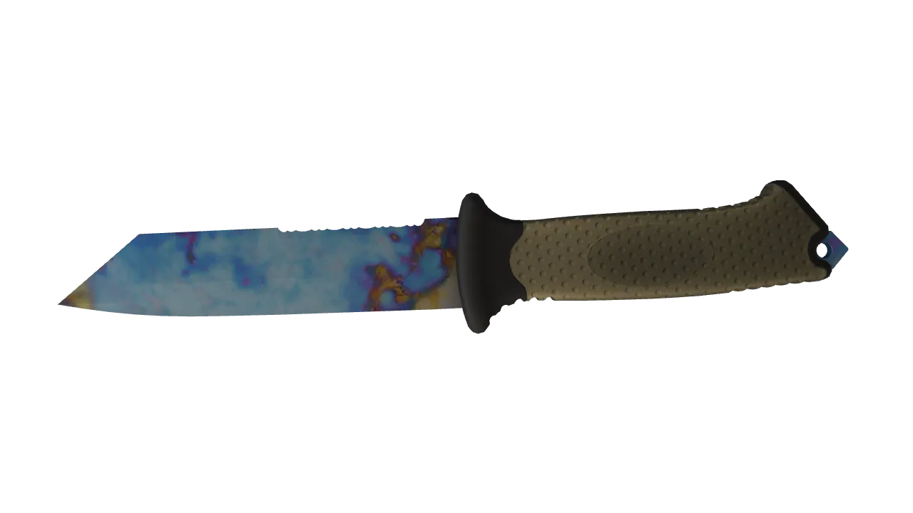 Ursus Knife | Case Hardened seed #891, back