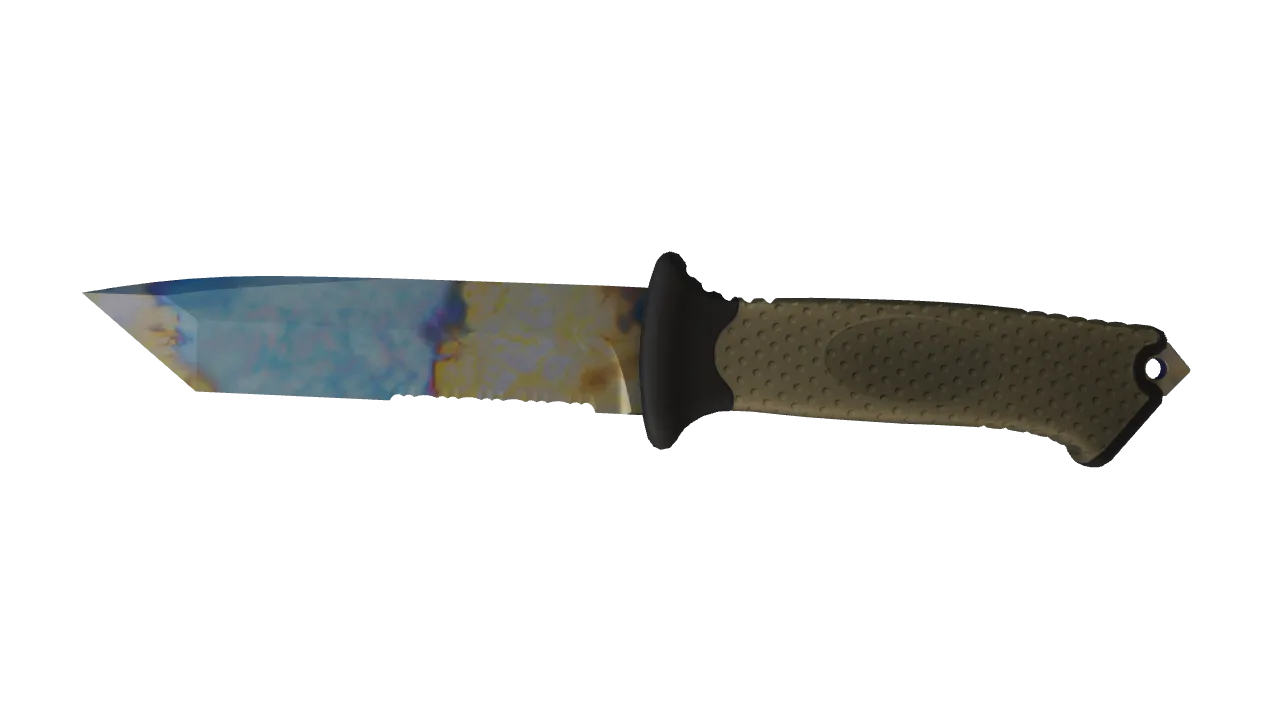 Ursus Knife | Case Hardened seed #902, front