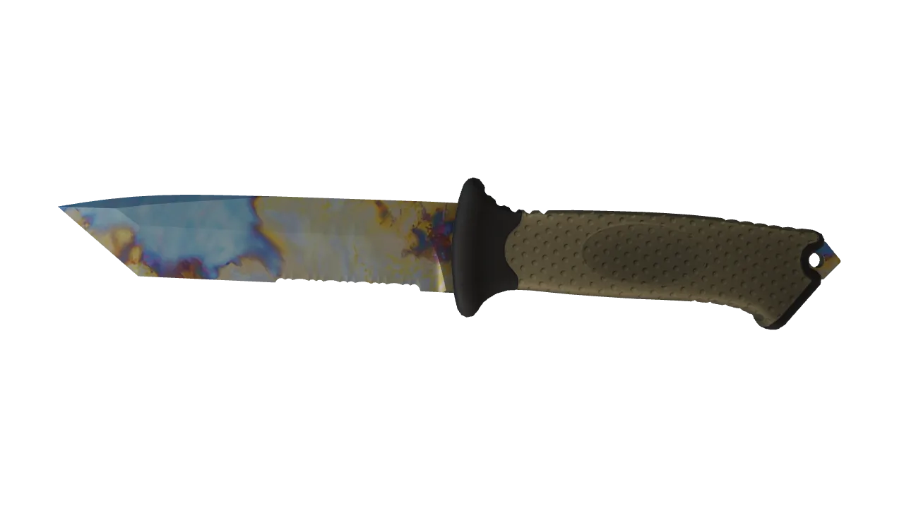 Ursus Knife | Case Hardened seed #905, front