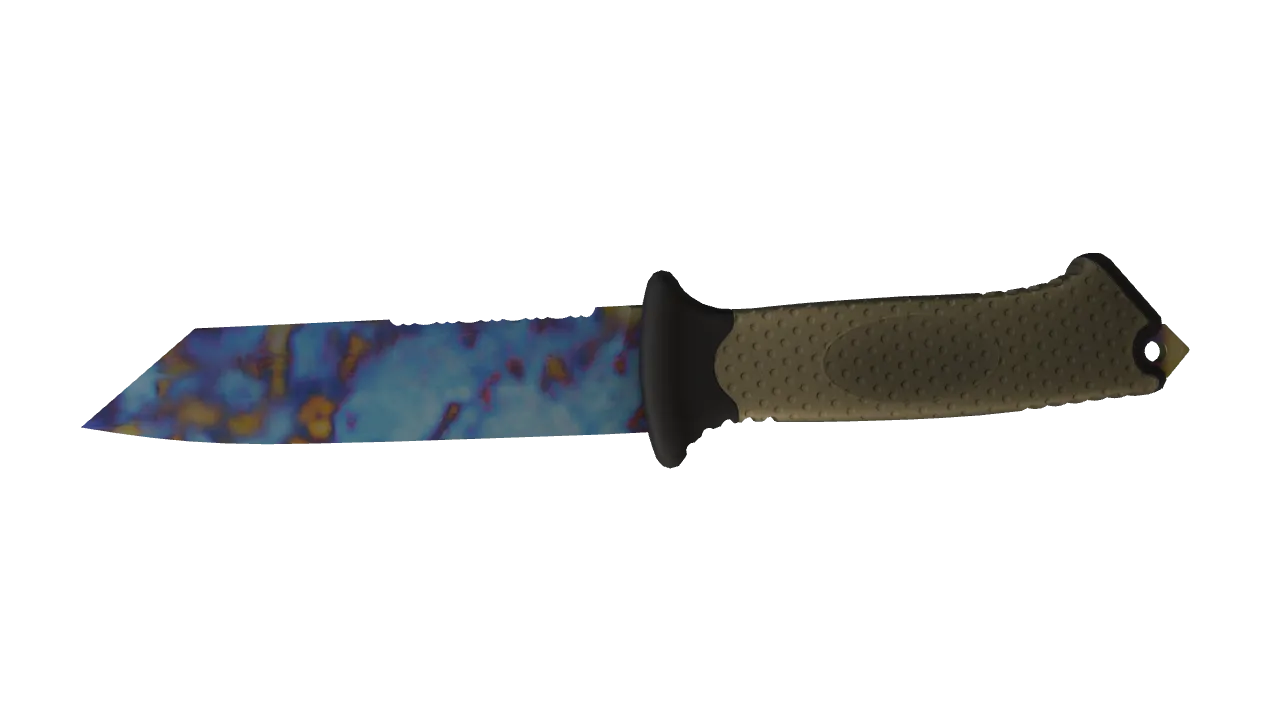 Ursus Knife | Case Hardened seed #907, back