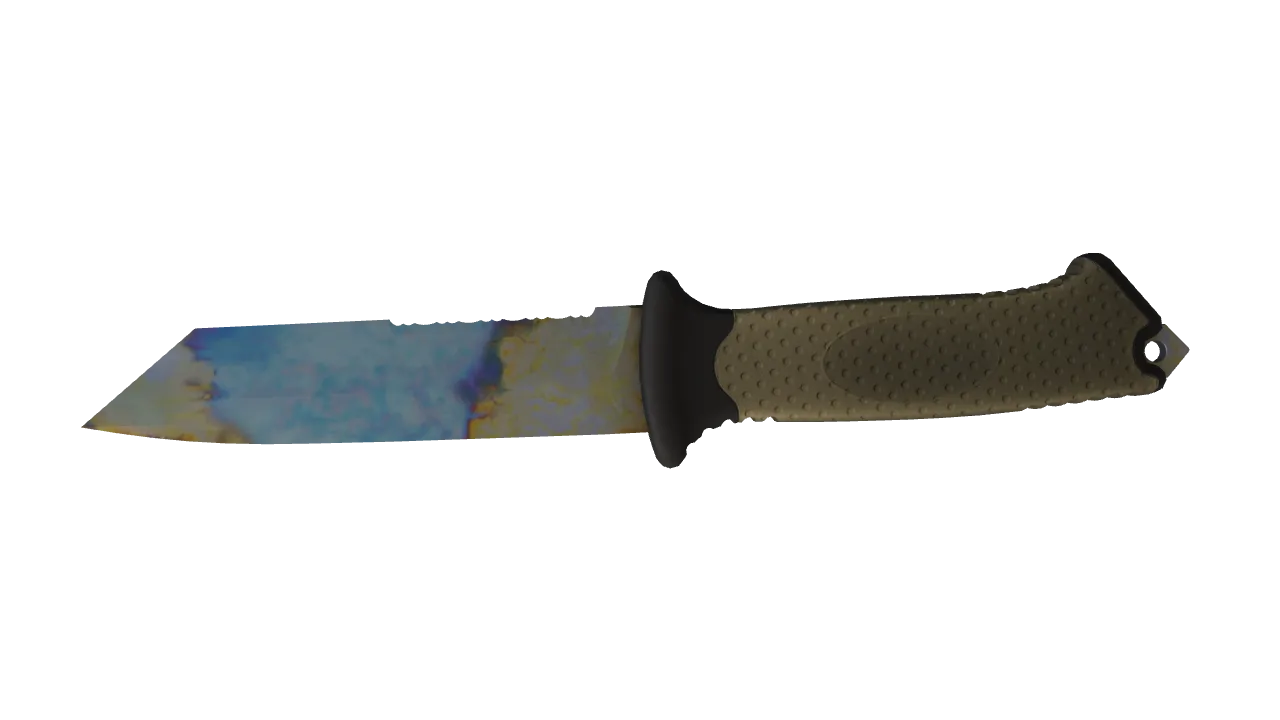 Ursus Knife | Case Hardened seed #916, back