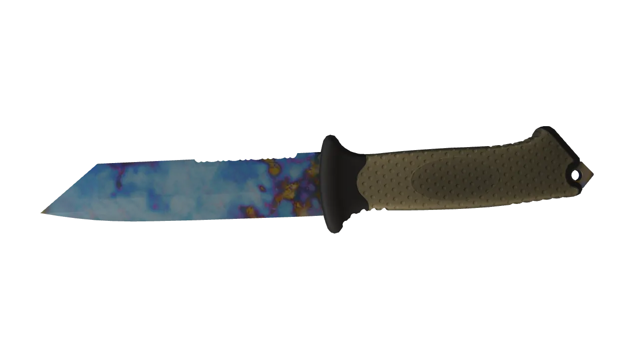 Ursus Knife | Case Hardened seed #917, back