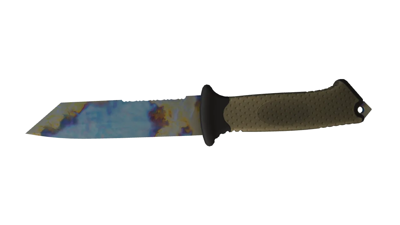 Ursus Knife | Case Hardened seed #919, back