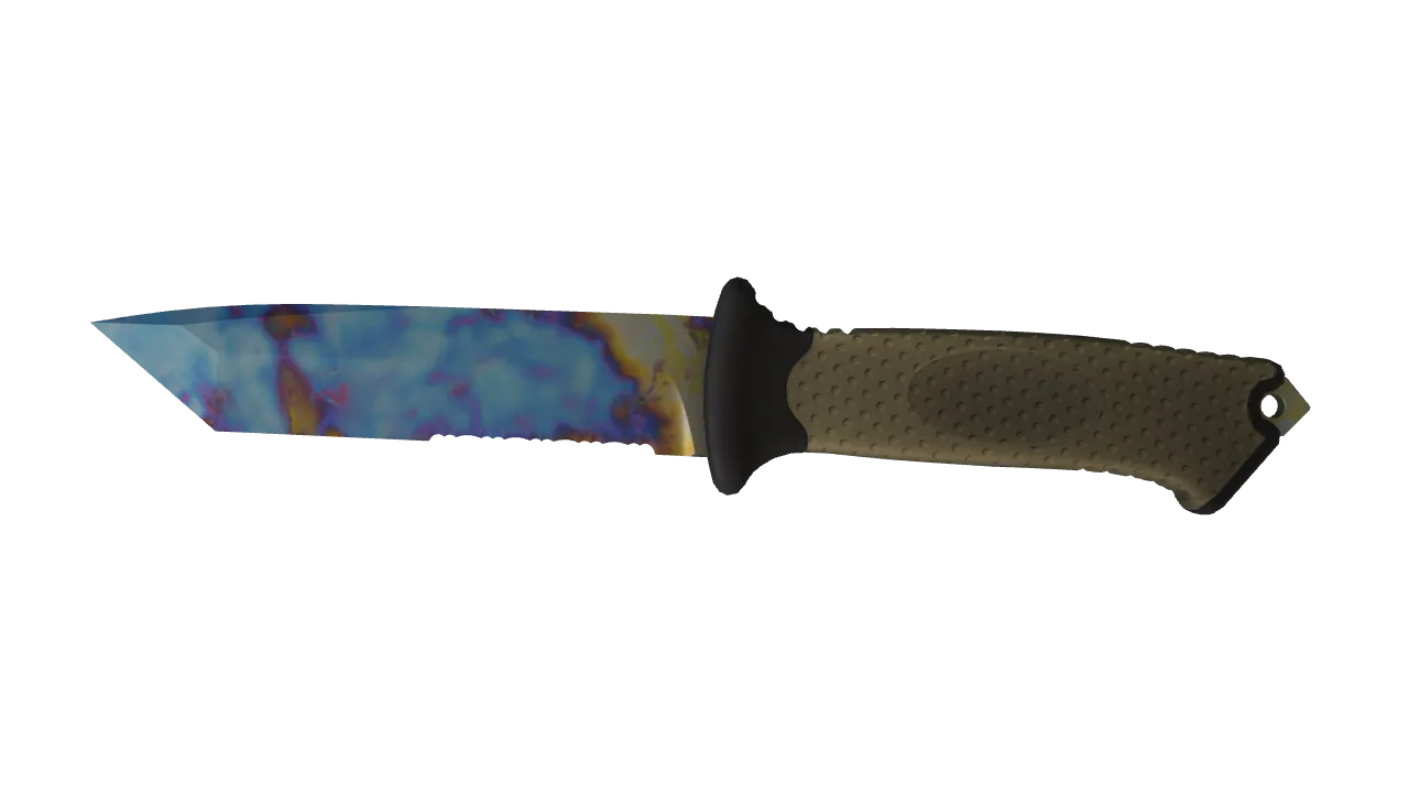 Ursus Knife | Case Hardened seed #92, front