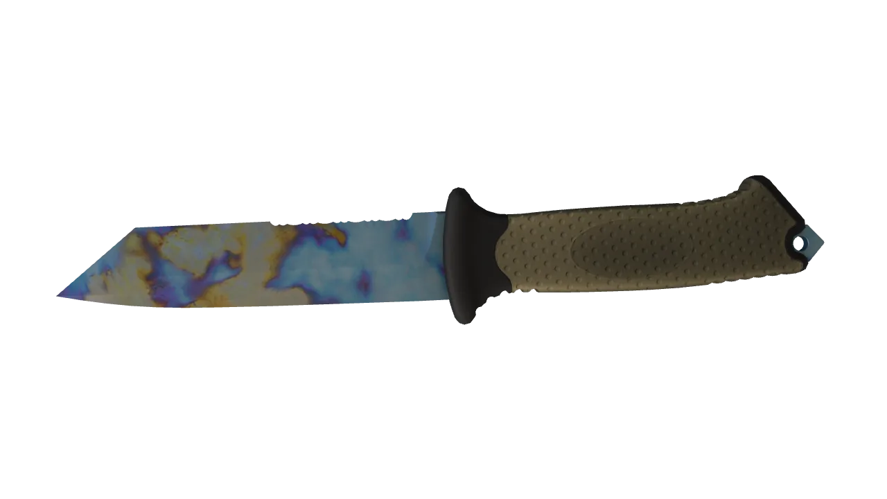 Ursus Knife | Case Hardened seed #927, back