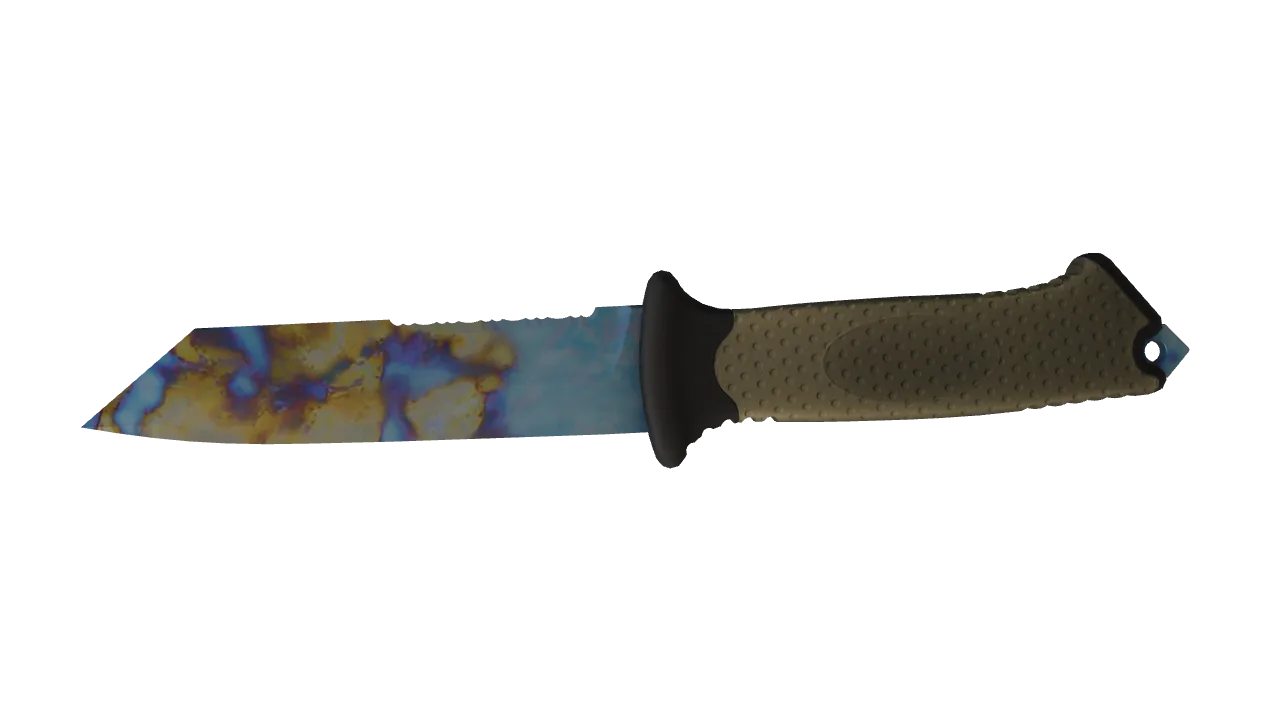 Ursus Knife | Case Hardened seed #933, back