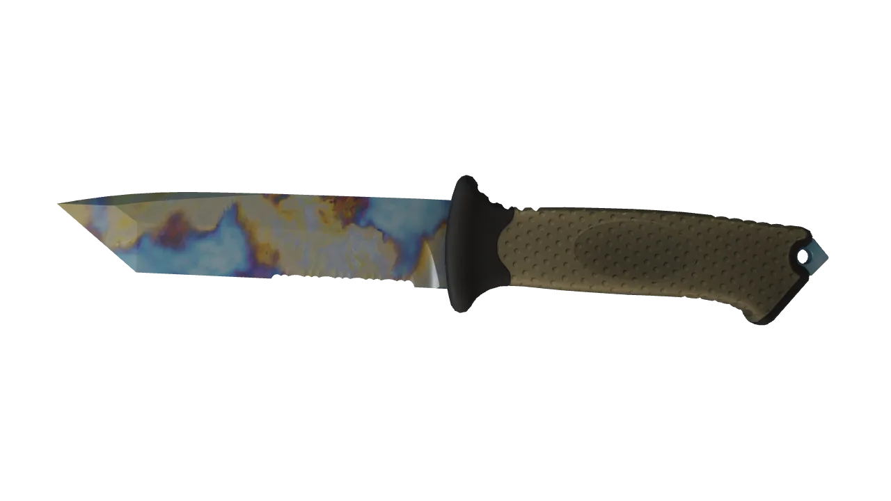 Ursus Knife | Case Hardened seed #933, front