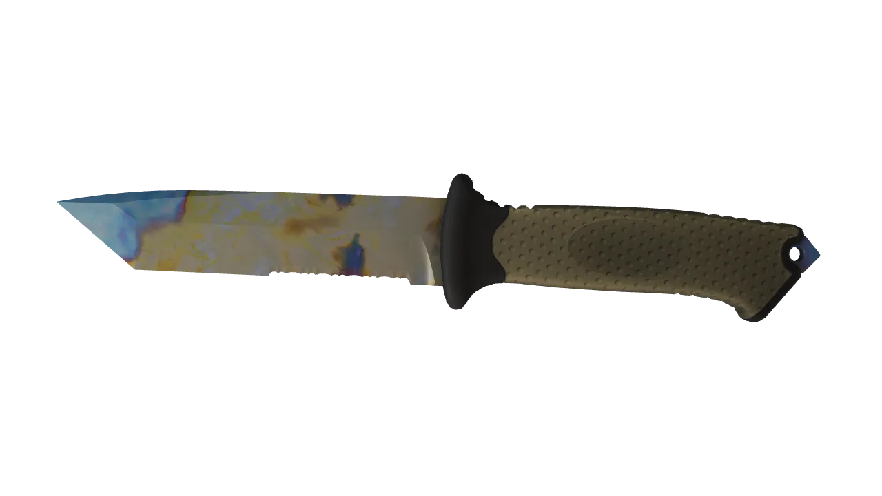 Ursus Knife | Case Hardened seed #955, front