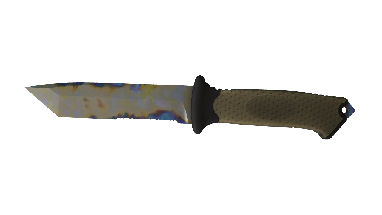 Ursus Knife | Case Hardened seed #961, front