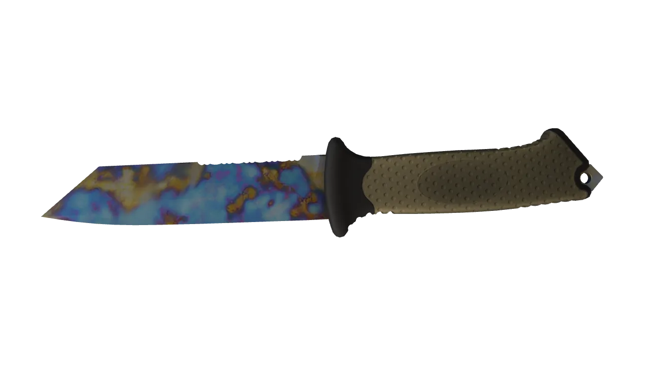 Ursus Knife | Case Hardened seed #964, back