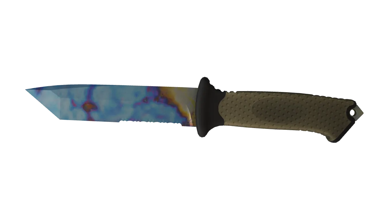 Ursus Knife | Case Hardened seed #965, front
