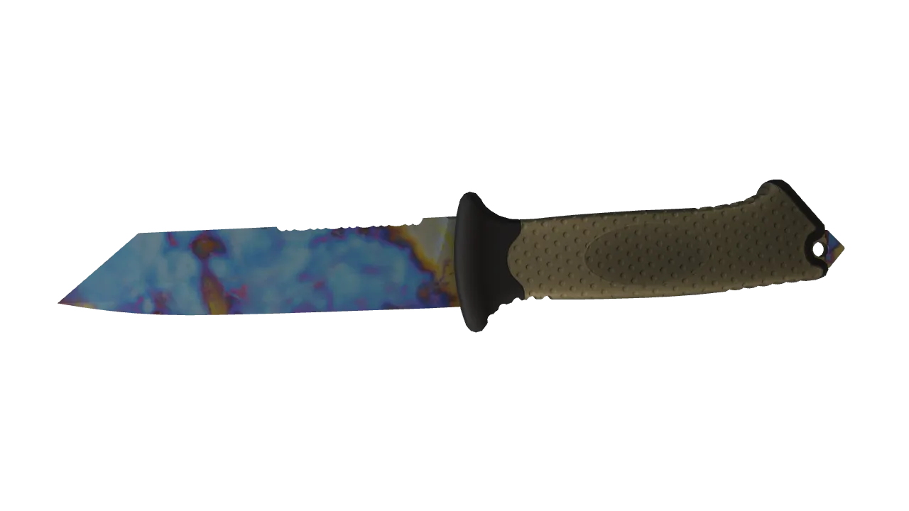 Ursus Knife | Case Hardened seed #985, back