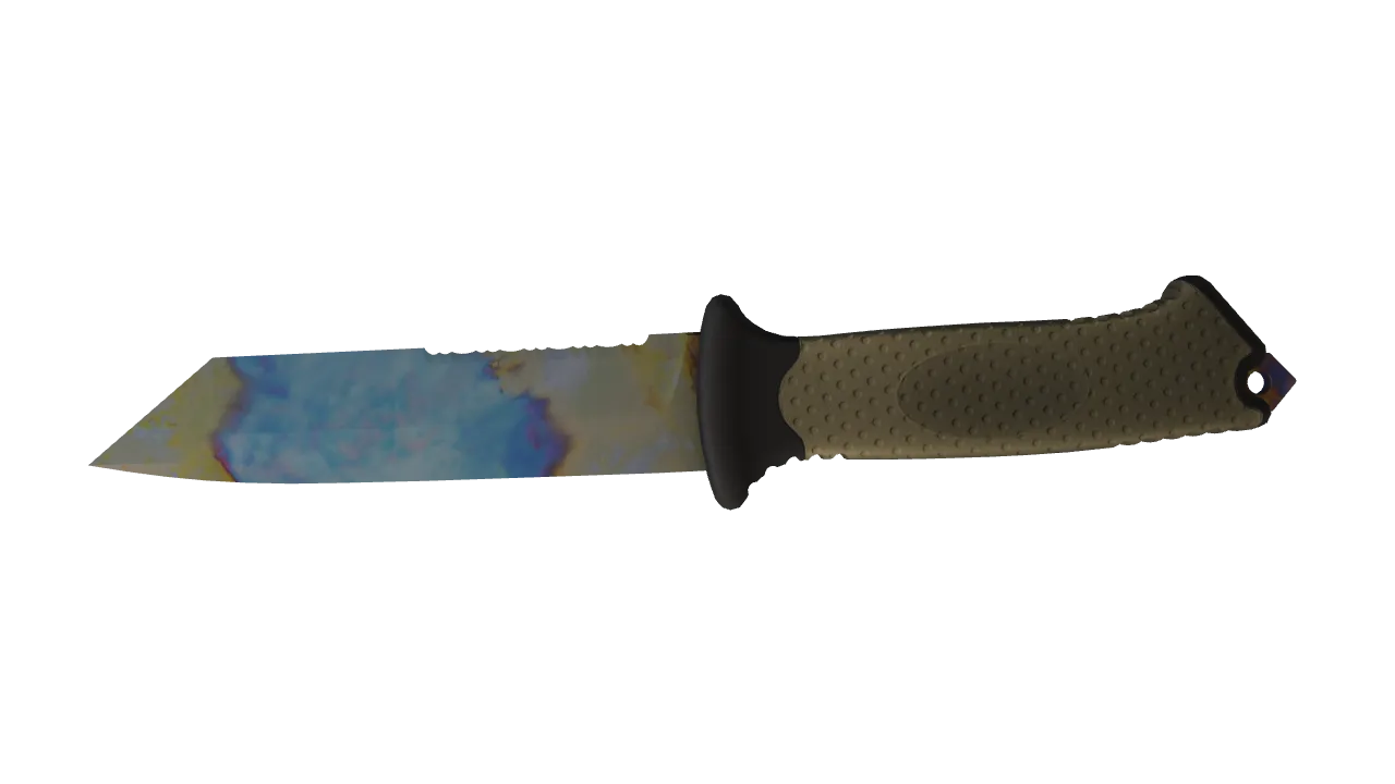 Ursus Knife | Case Hardened seed #989, back