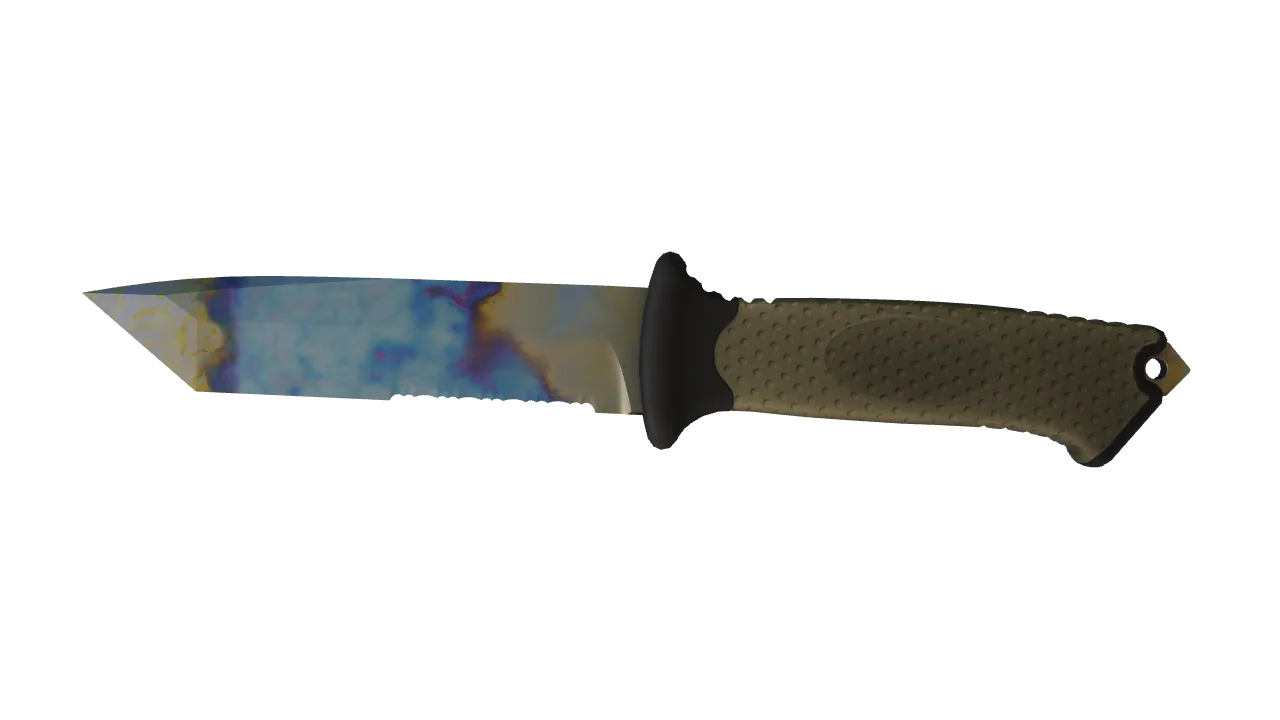 Ursus Knife | Case Hardened seed #989, front