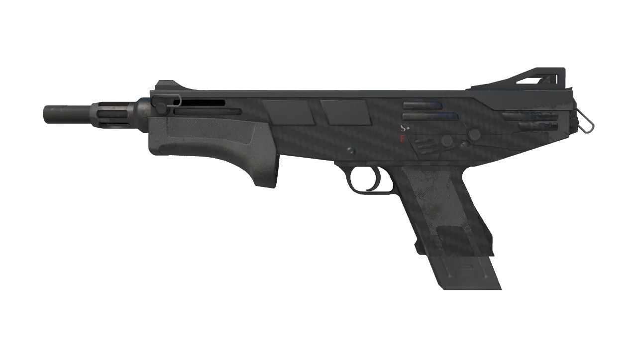 MAG-7 | Carbon Fiber (Minimal Wear) — Dust II light, front