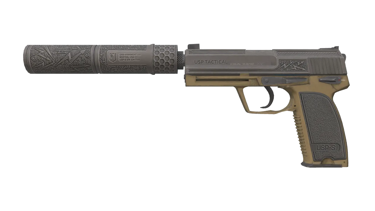 Souvenir USP-S | Lead Conduit (Field-Tested) — Dust II light, front
