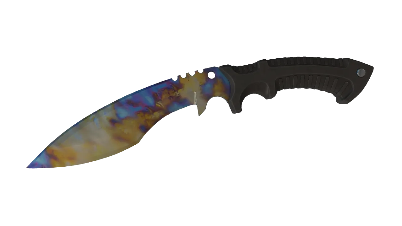 Kukri Knife | Case Hardened seed #101, front