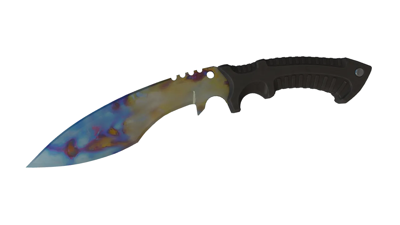 Kukri Knife | Case Hardened seed #106, front