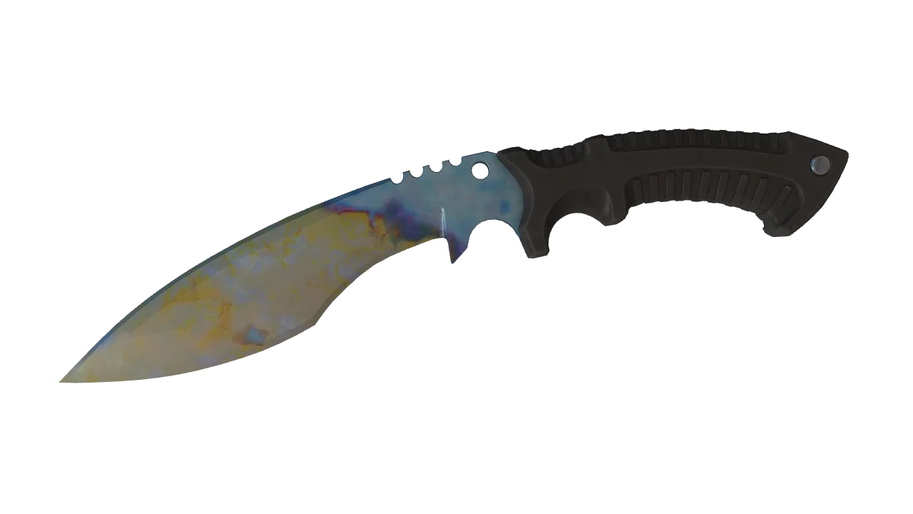 Kukri Knife | Case Hardened seed #108, front