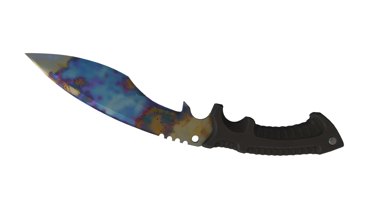 Kukri Knife | Case Hardened seed #109, back