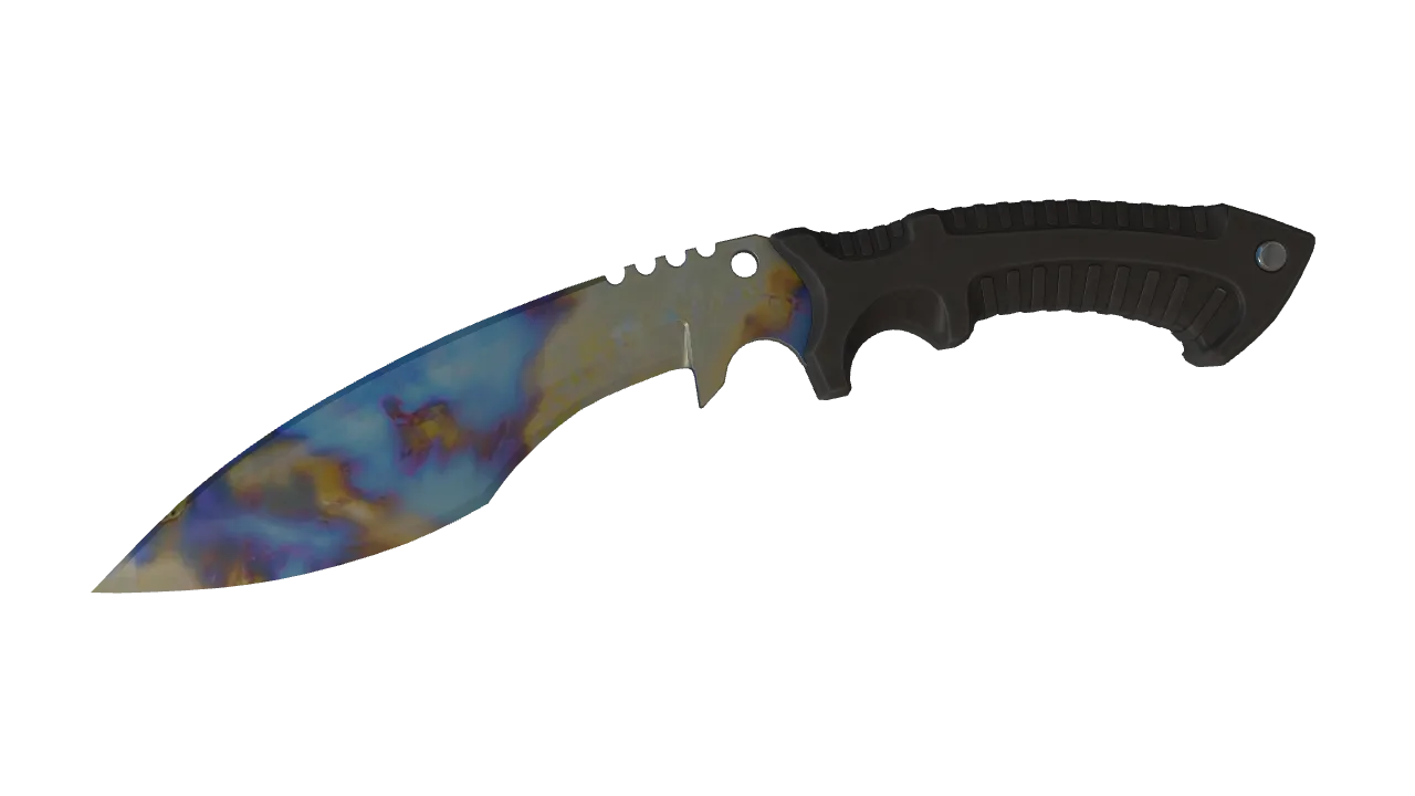 Kukri Knife | Case Hardened seed #116, front