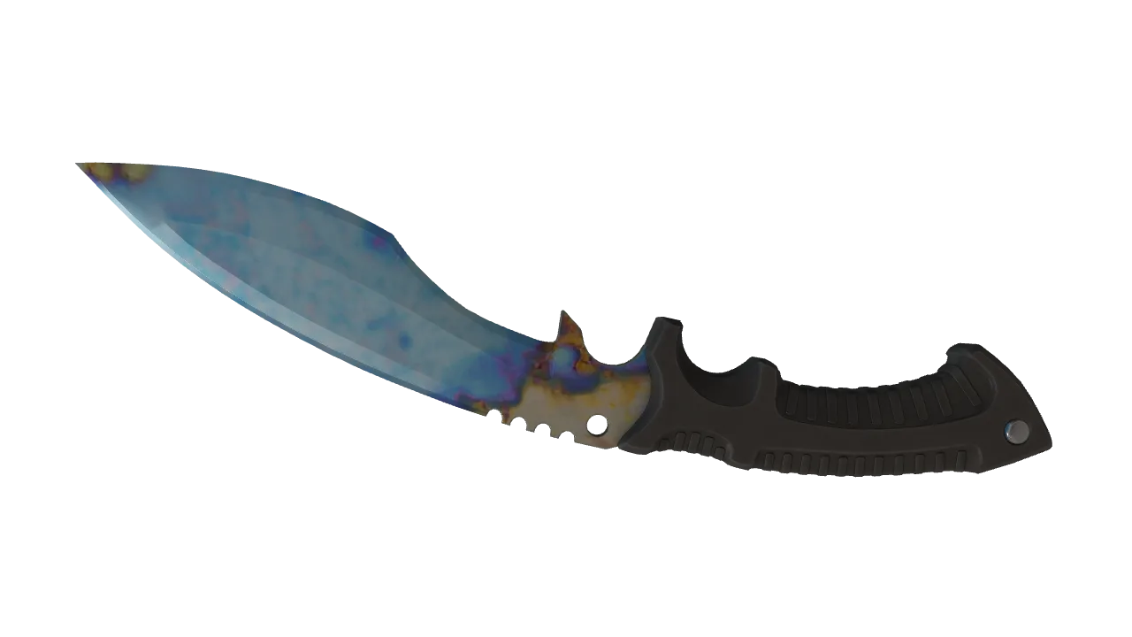 Kukri Knife | Case Hardened seed #130, back